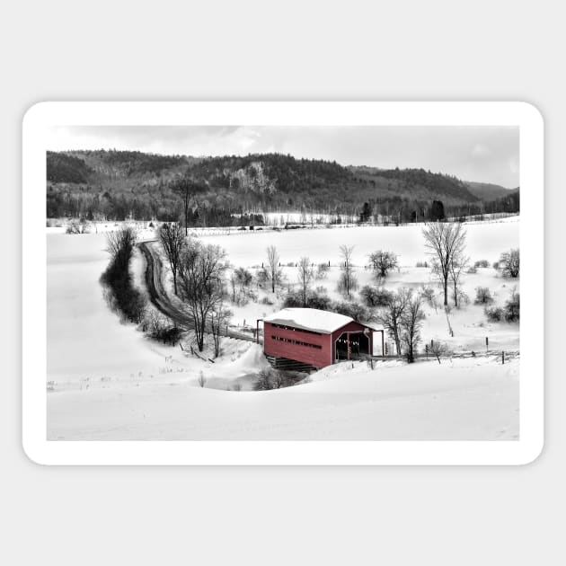 Ruisseau Meech Bridge Sticker by Eunice1